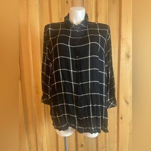 AVA & VIV Women’s Plus Size Button Down Shirt Size 4X